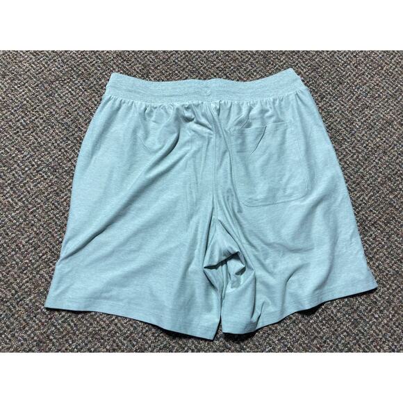 Fabletics The Cloud Jersey Short Mens Medium, Sage Green Heather, NWT - Picture 11 of 11